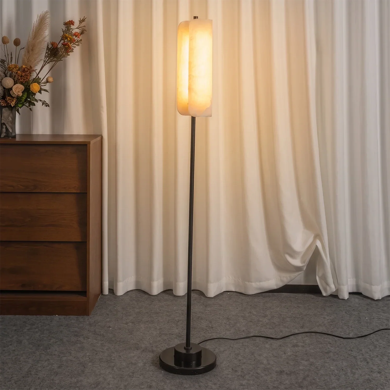 Alabaster Panel Floor Lamp | wildoxy