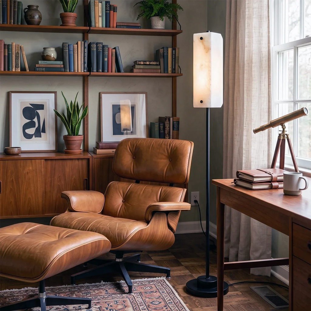 Alabaster Panel Floor Lamp | wildoxy
