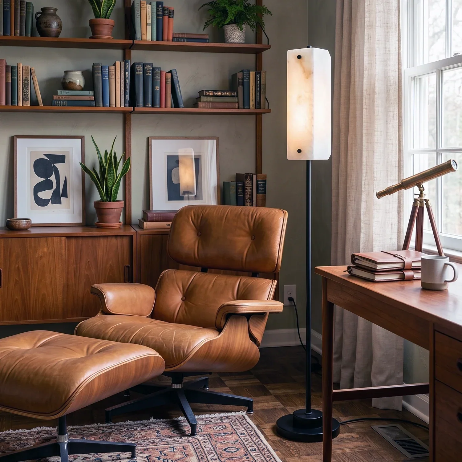 Alabaster Panel Floor Lamp | wildoxy