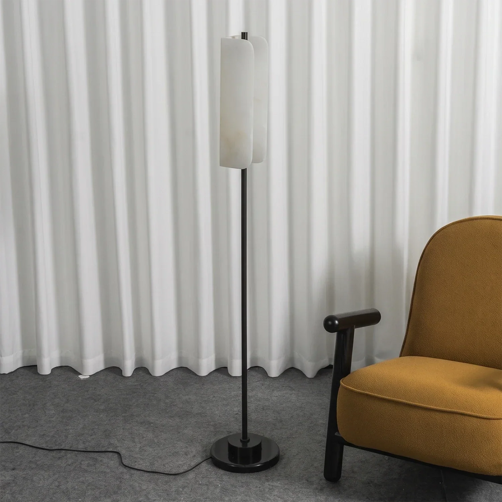 Alabaster Panel Floor Lamp | wildoxy