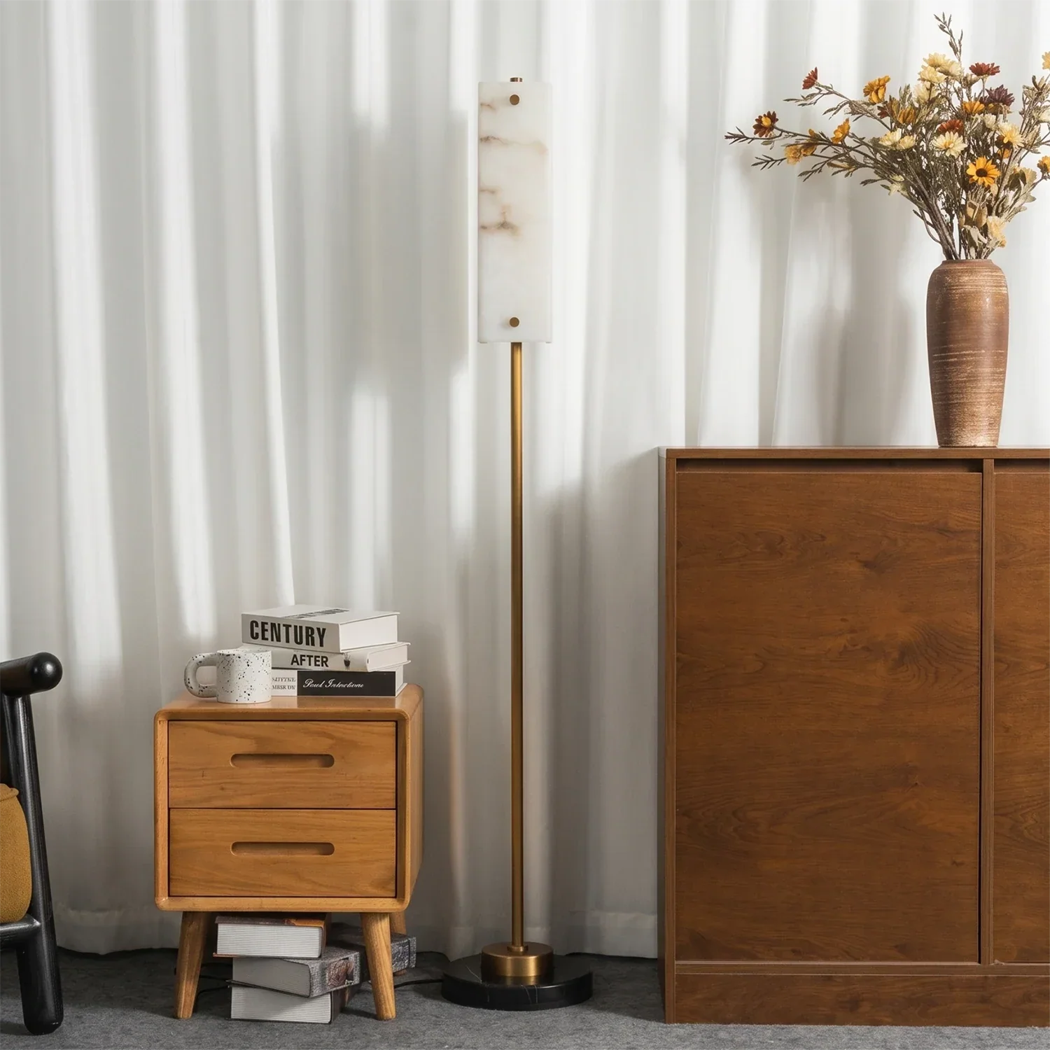Alabaster Panel Floor Lamp | wildoxy