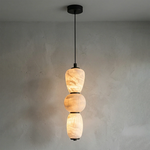 Alabaster Pendulous Pearl Pendant Light | wildoxy