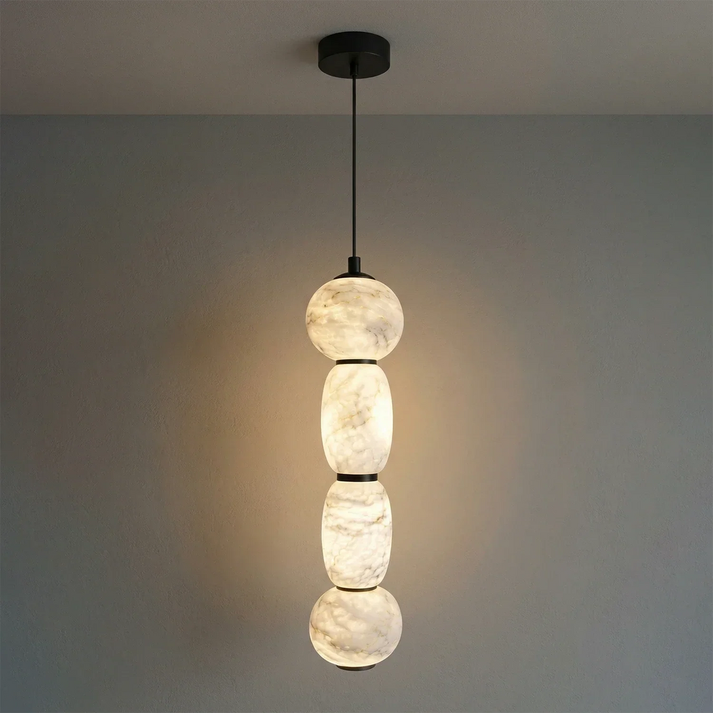 Alabaster Pendulous Pearl Pendant Light | wildoxy