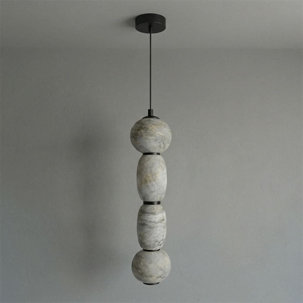 Alabaster Pendulous Pearl Pendant Light | wildoxy