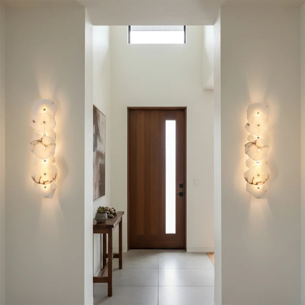 Alabaster Petra Irregular Wall Lamp | wildoxy