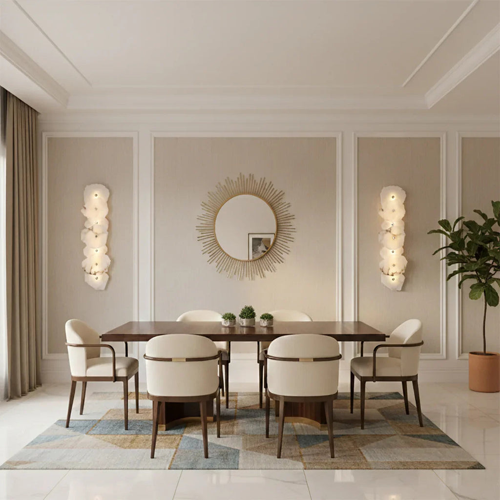 Alabaster Petra Irregular Wall Lamp | wildoxy