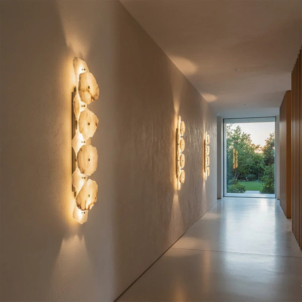 Alabaster Petra Irregular Wall Lamp | wildoxy