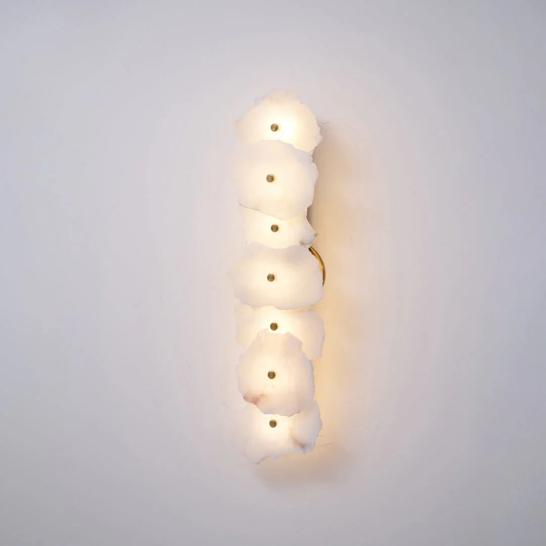 Alabaster Petra Irregular Wall Lamp | wildoxy