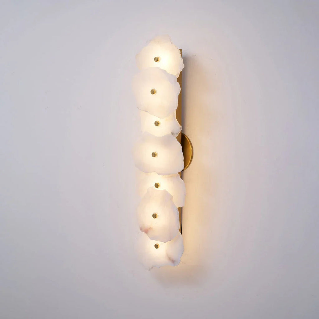 Alabaster Petra Irregular Wall Lamp | wildoxy