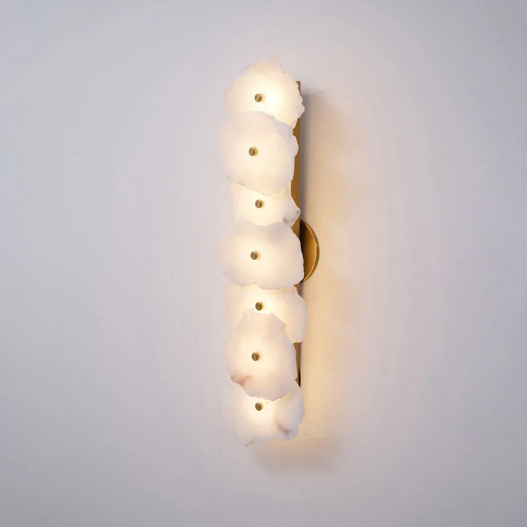 Alabaster Petra Irregular Wall Lamp | wildoxy