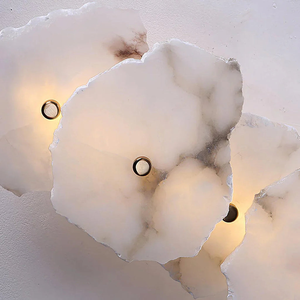 Alabaster Petra Irregular Wall Lamp | wildoxy