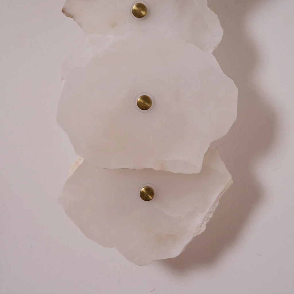 Alabaster Petra Irregular Wall Lamp | wildoxy