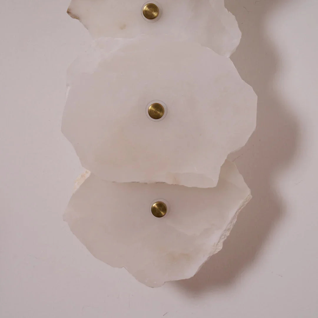 Alabaster Petra Irregular Wall Lamp | wildoxy