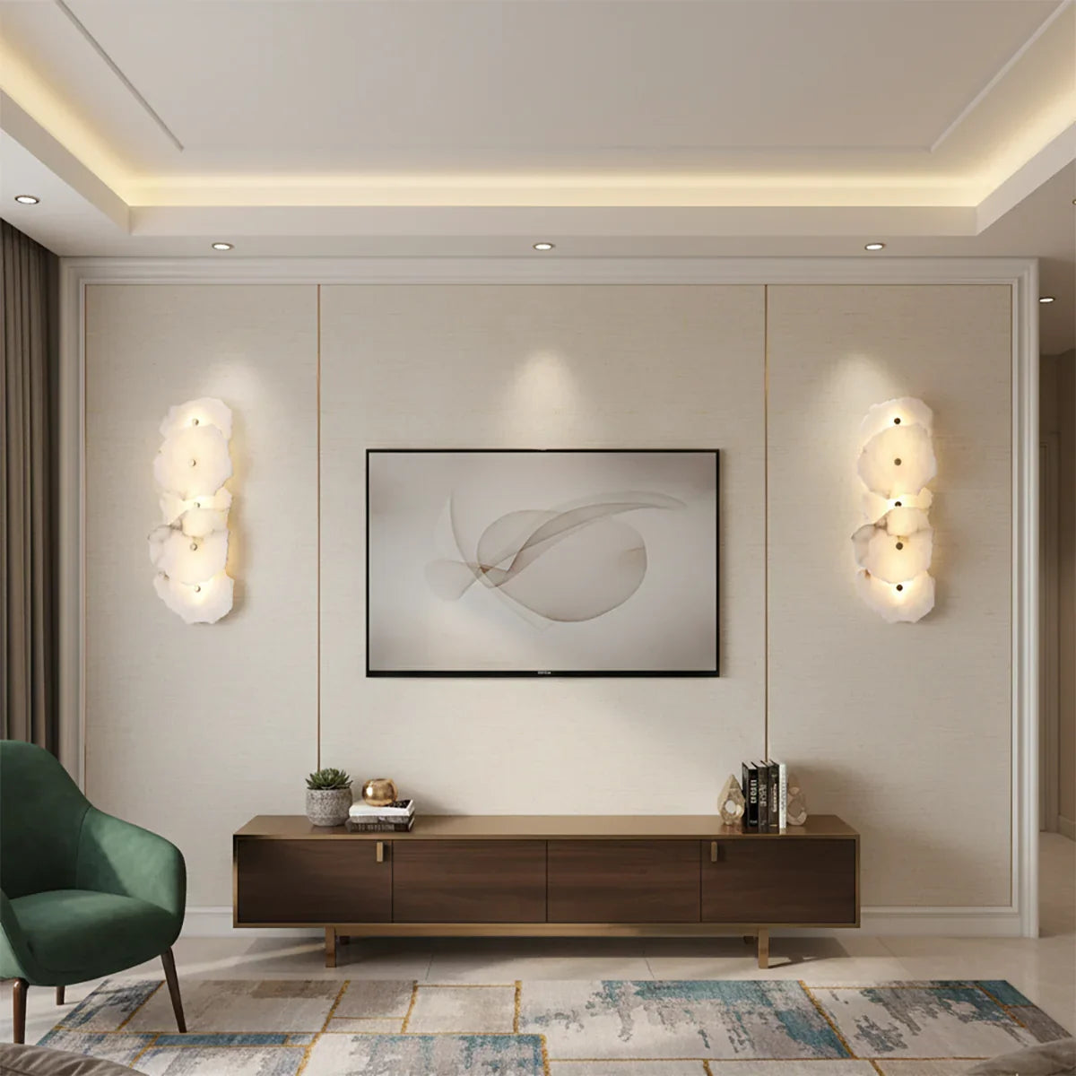 Alabaster Petra Irregular Wall Lamp | wildoxy