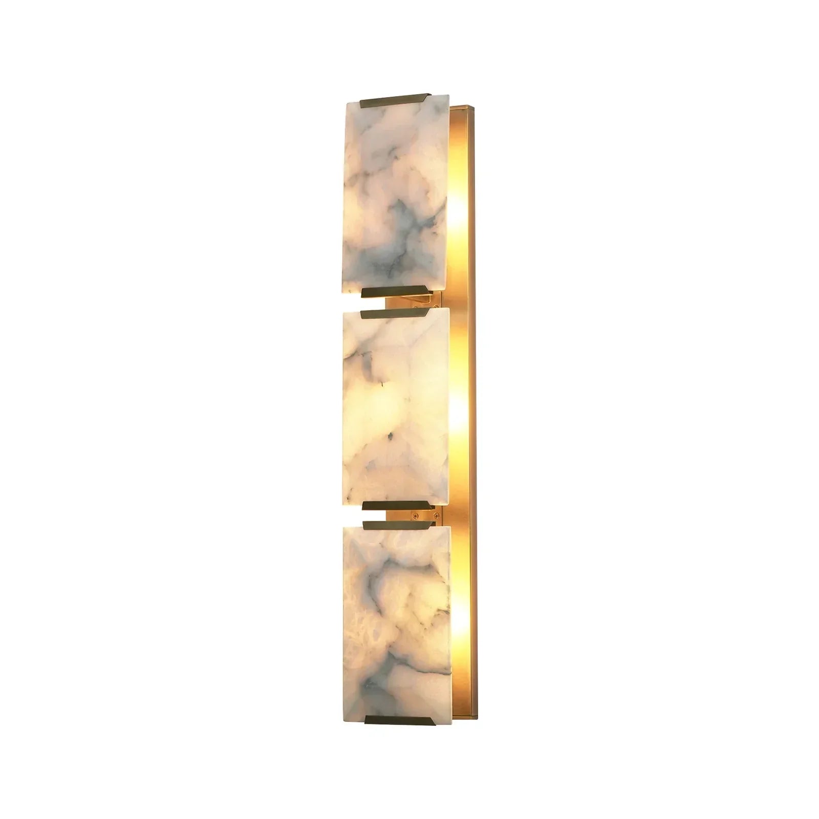 Alabaster Rectangular Wall Lamp | wildoxy