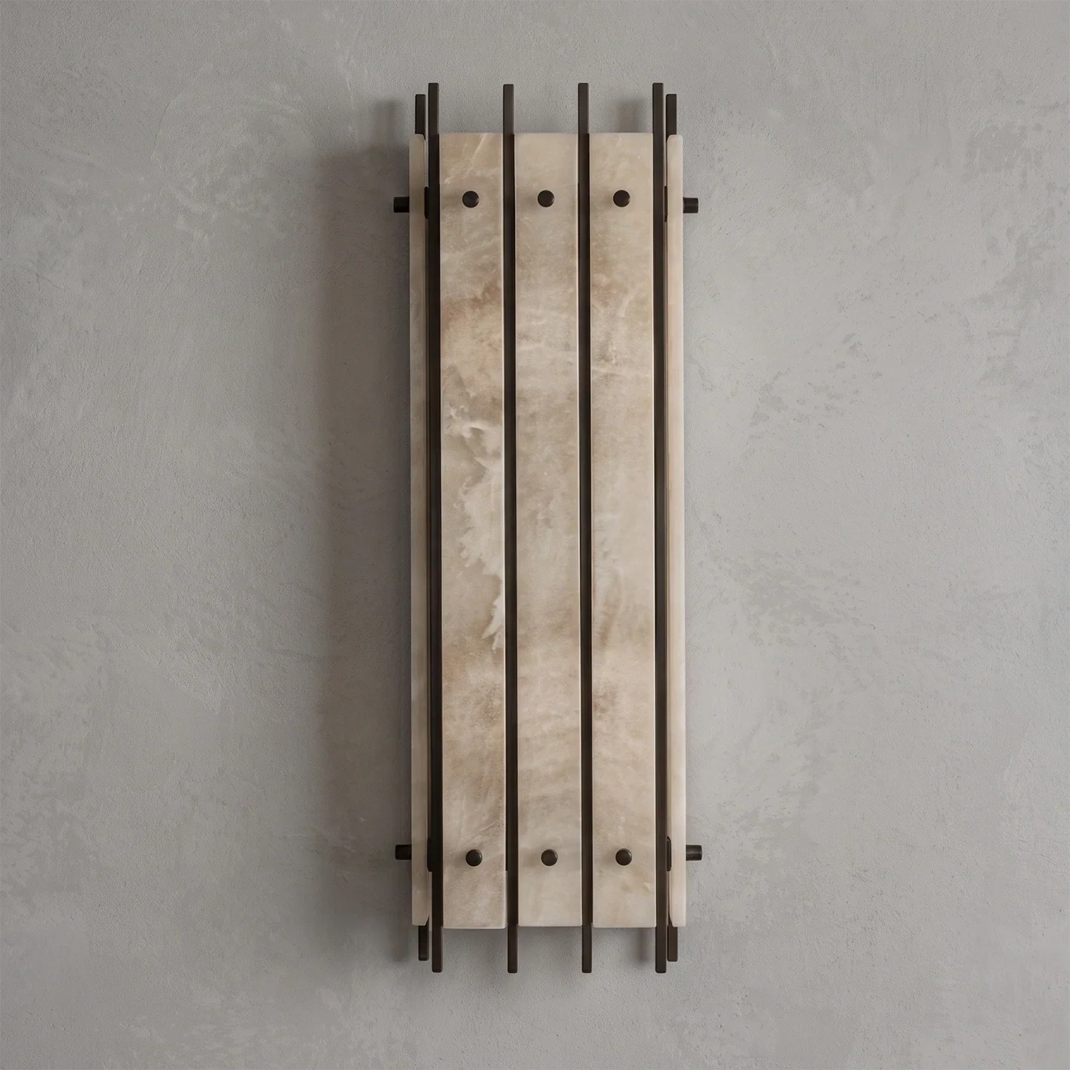 Alabaster Rectangular Wall Sconce | wildoxy