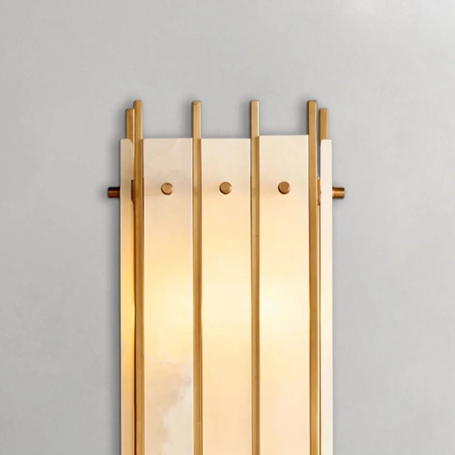 Alabaster Rectangular Wall Sconce | wildoxy