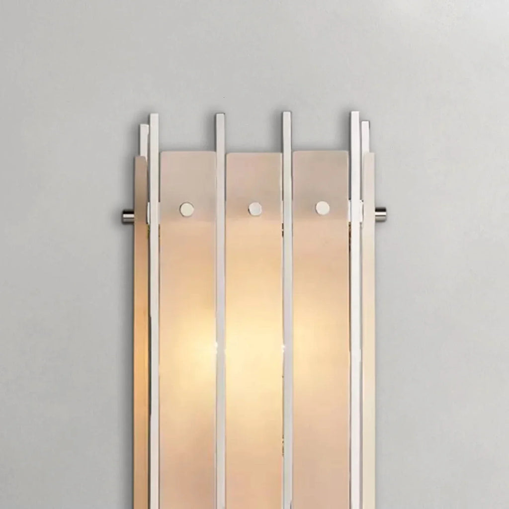 Alabaster Rectangular Wall Sconce | wildoxy