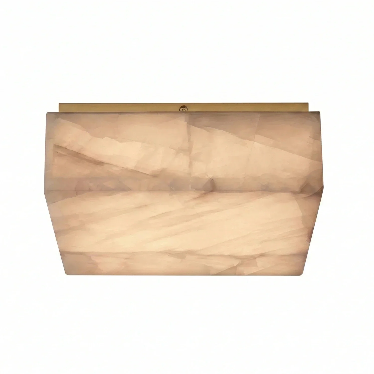 Alabaster Riviera Square Ceiling  Lamp | wildoxy
