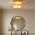 Alabaster Riviera Square Ceiling  Lamp | wildoxy