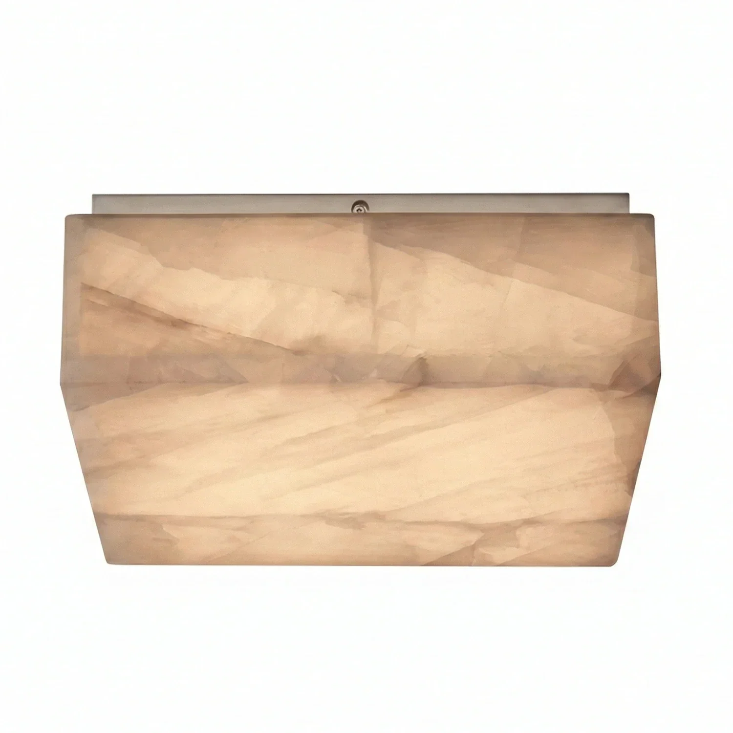 Alabaster Riviera Square Ceiling  Lamp | wildoxy
