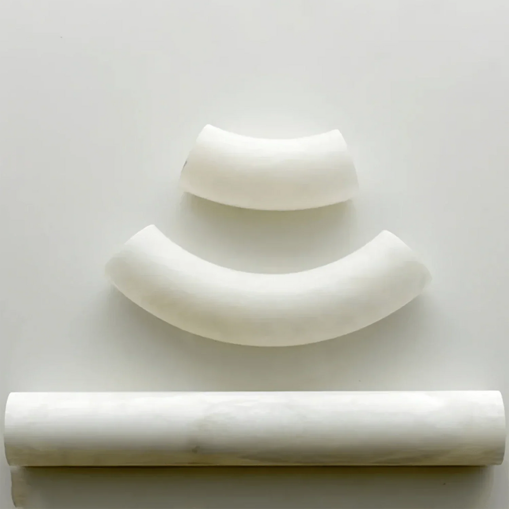 Alabaster Round Leather Chandelier | wildoxy