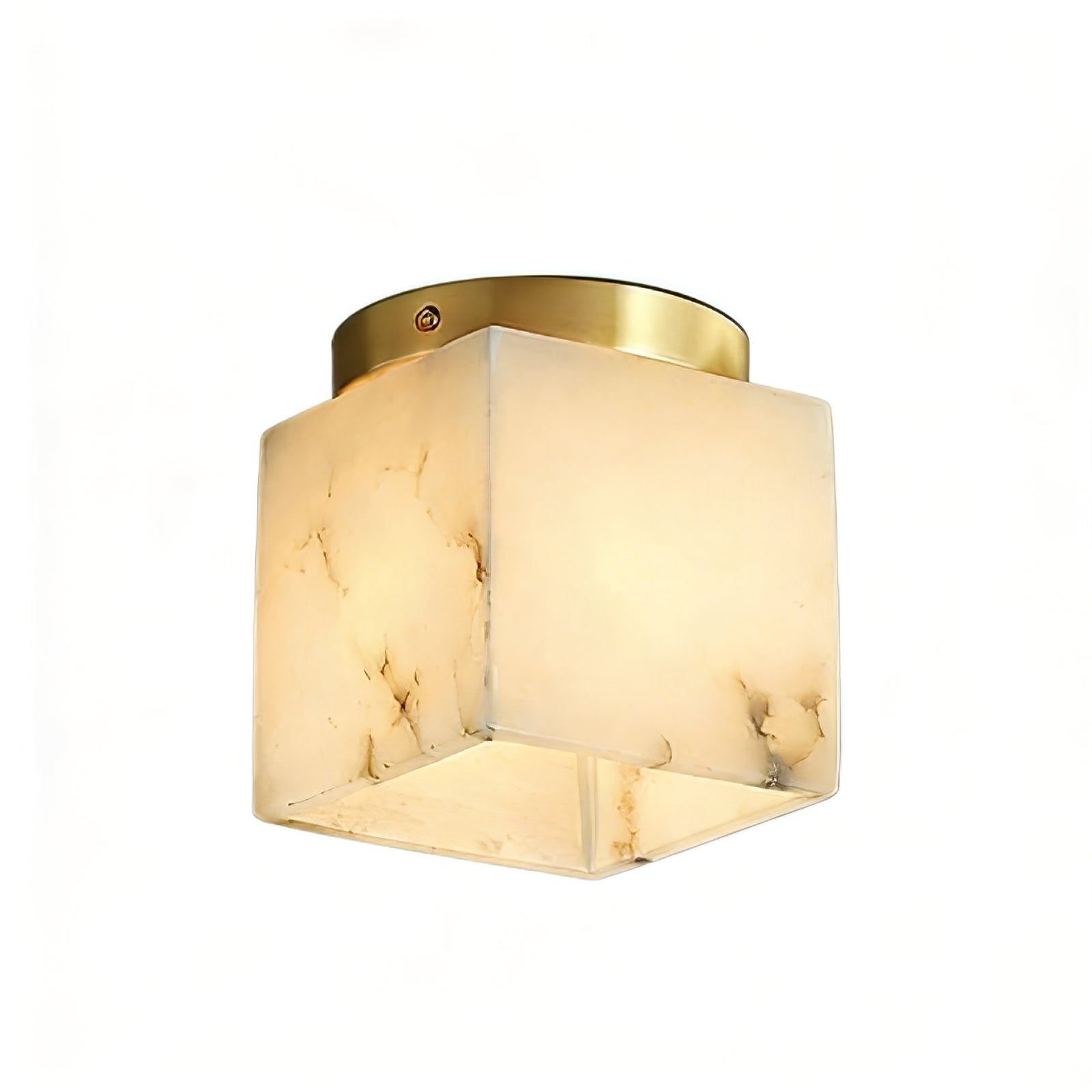 Alabaster Square Ceiling Light | wildoxy