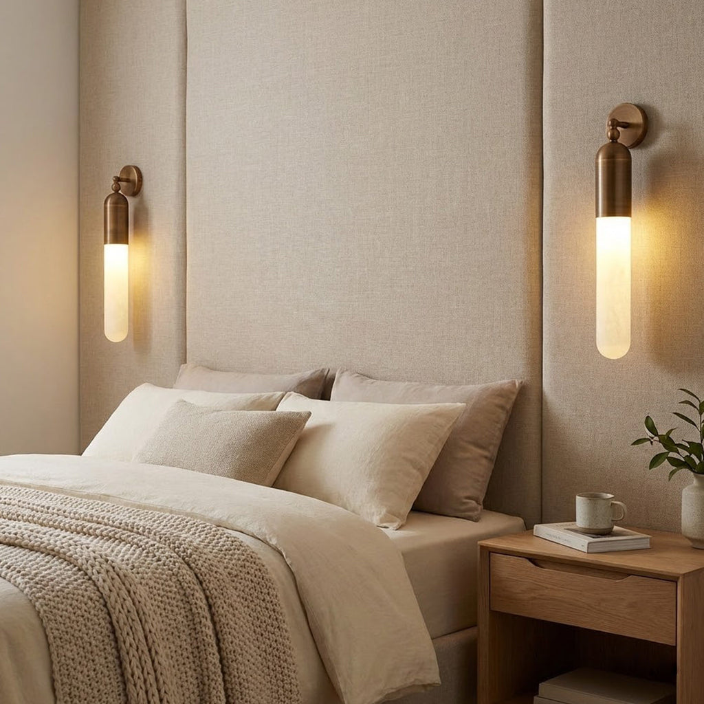 Alabaster Tube Wall Sconce | wildoxy