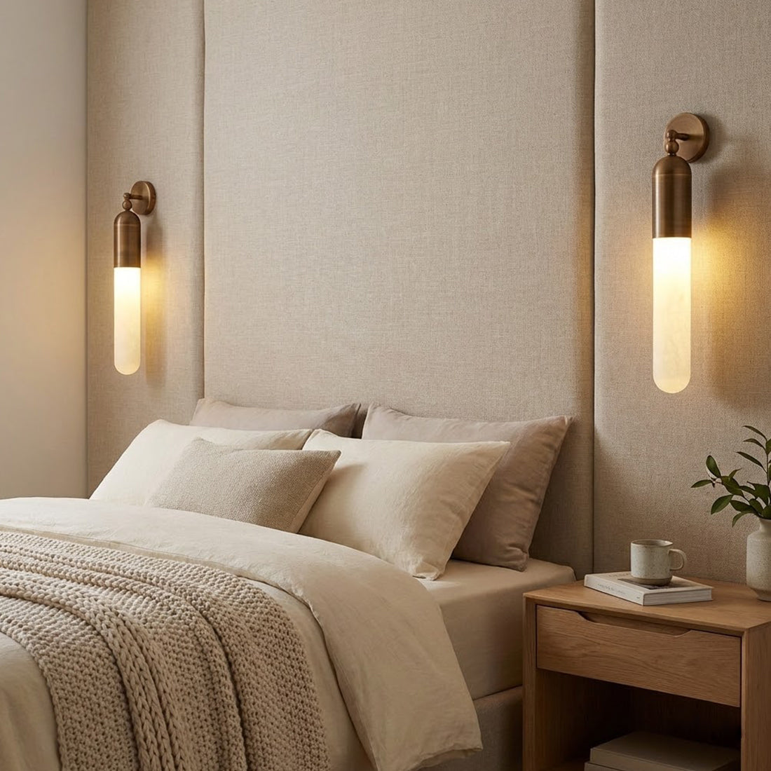 Alabaster Tube Wall Sconce | wildoxy