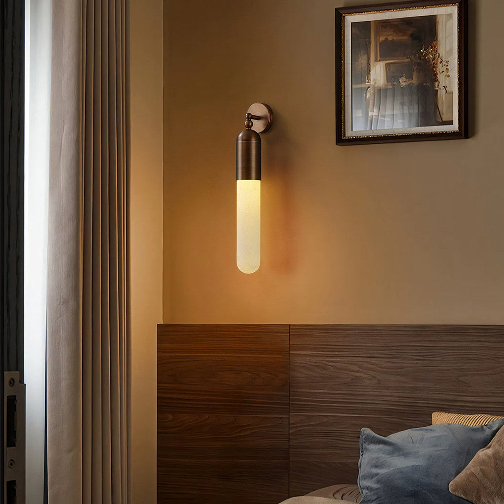 Alabaster Tube Wall Sconce | wildoxy