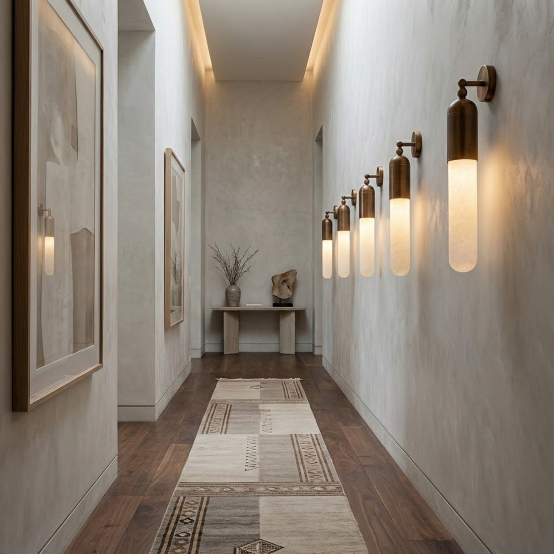 Alabaster Tube Wall Sconce | wildoxy
