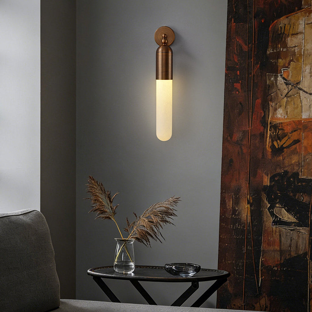 Alabaster Tube Wall Sconce | wildoxy