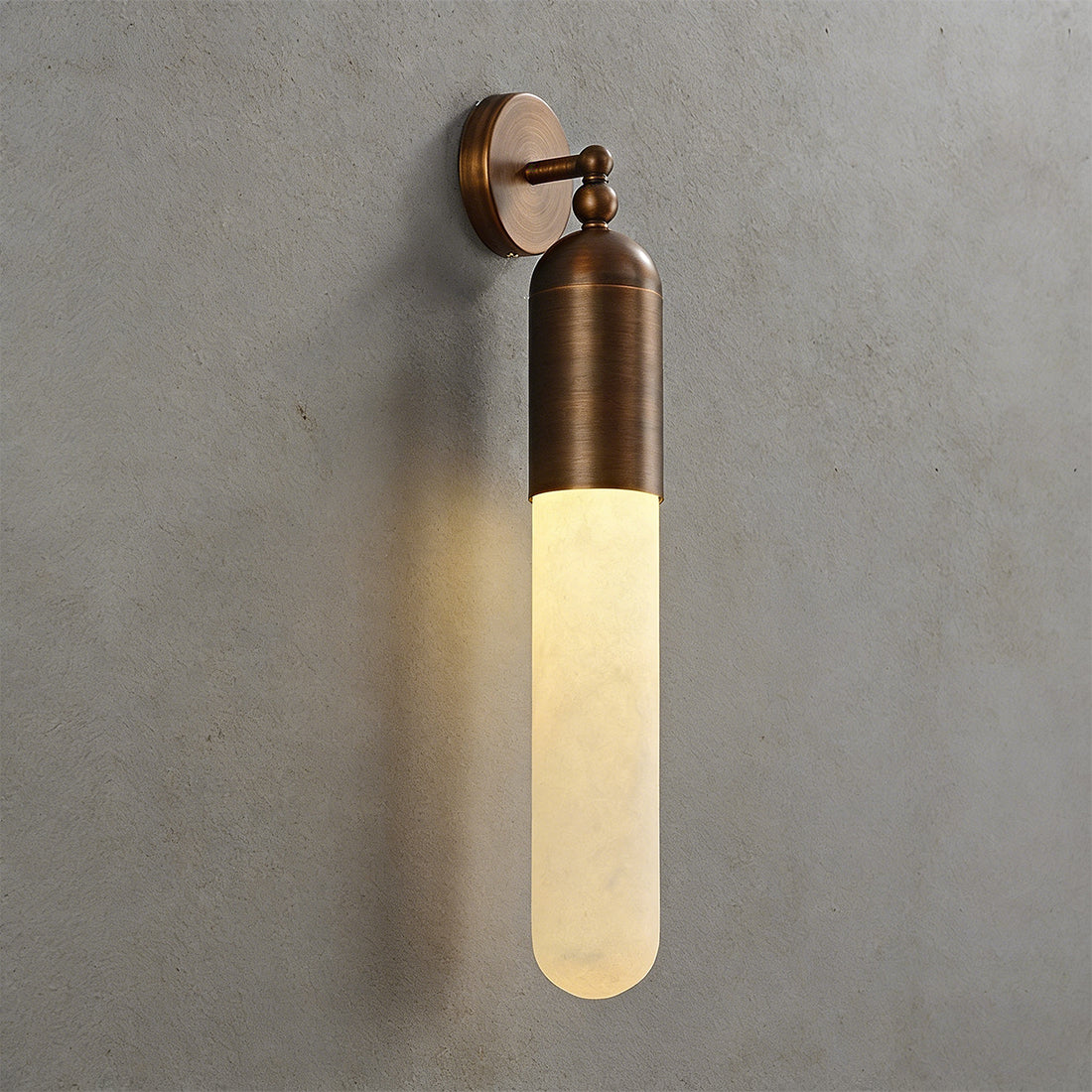 Alabaster Tube Wall Sconce | wildoxy