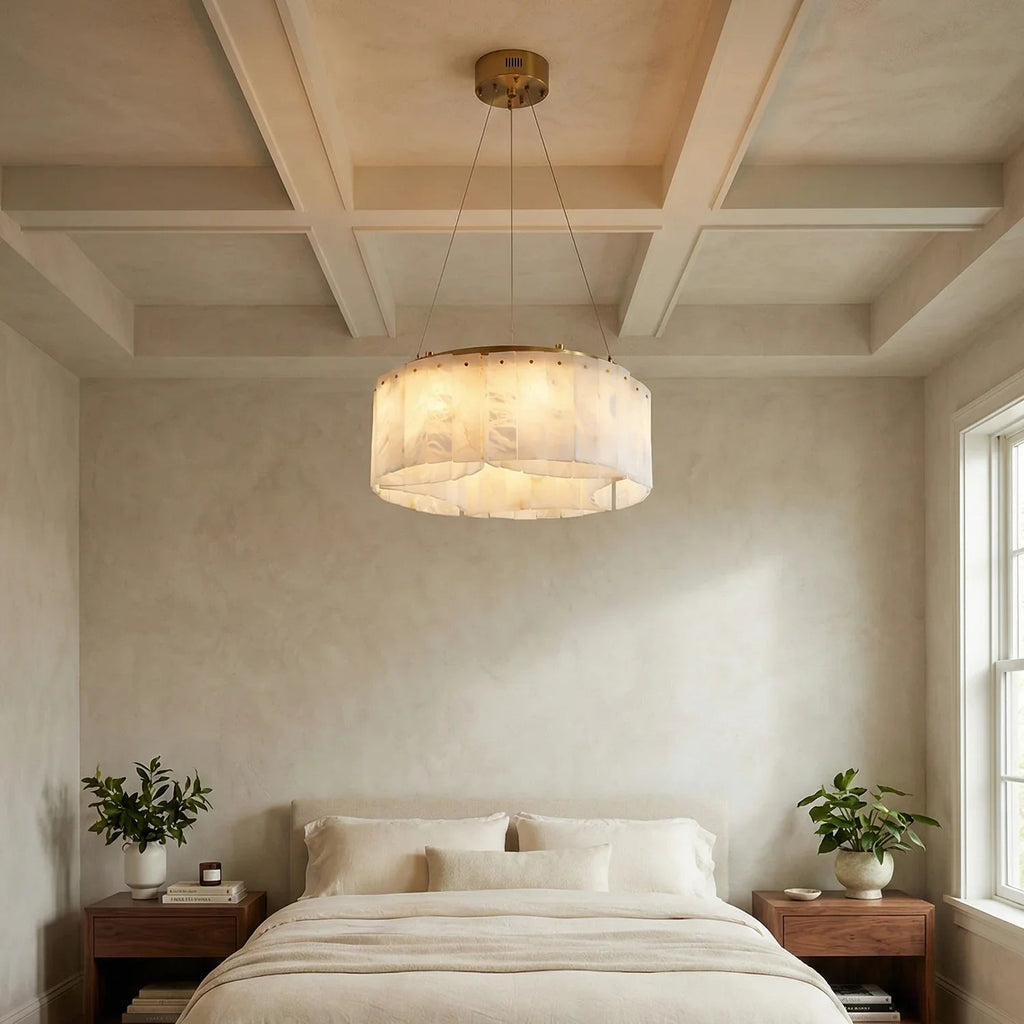 Alabaster Willamette Round Layered Chandelier | wildoxy