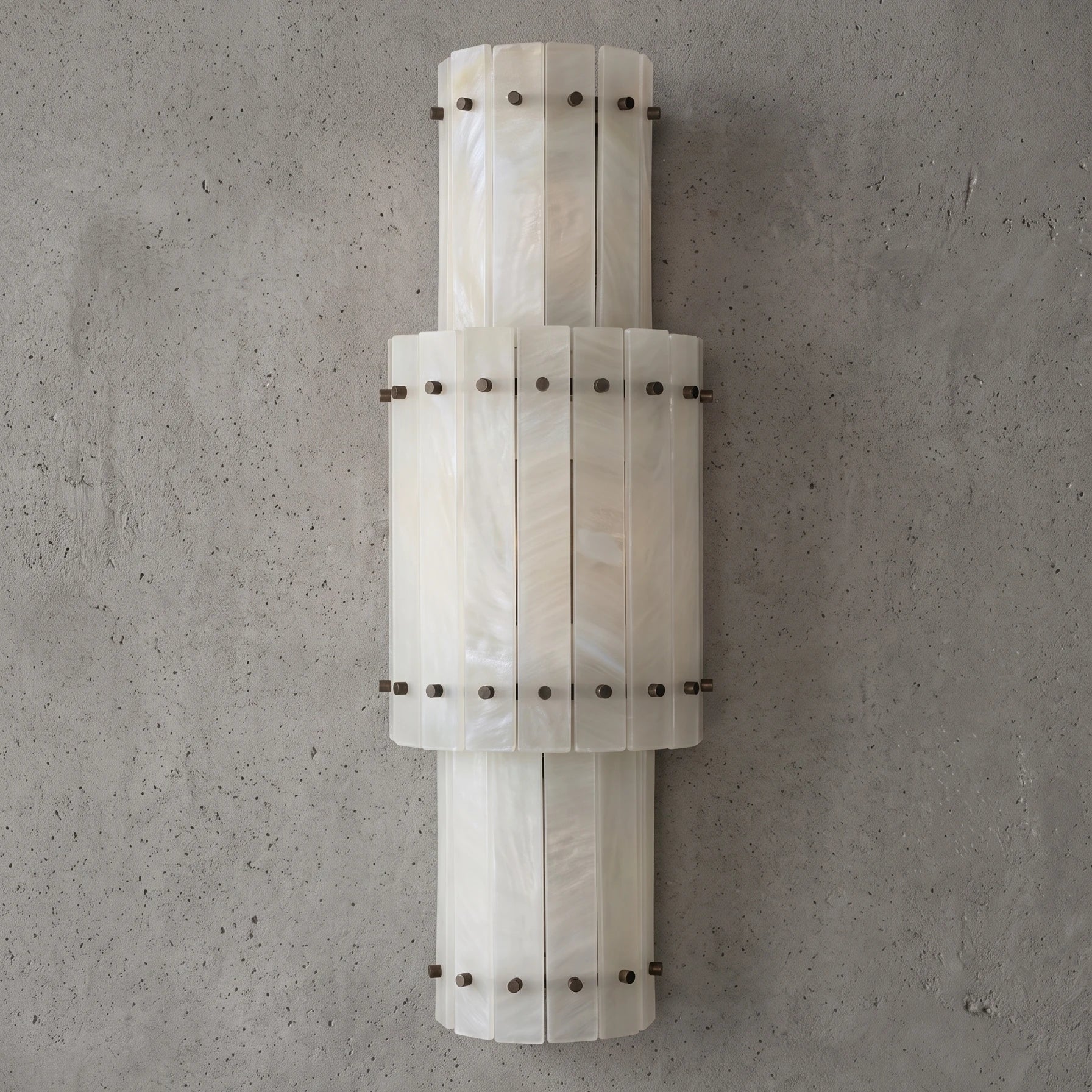 Alaric Alabaster Column Wall Sconce | wildoxy