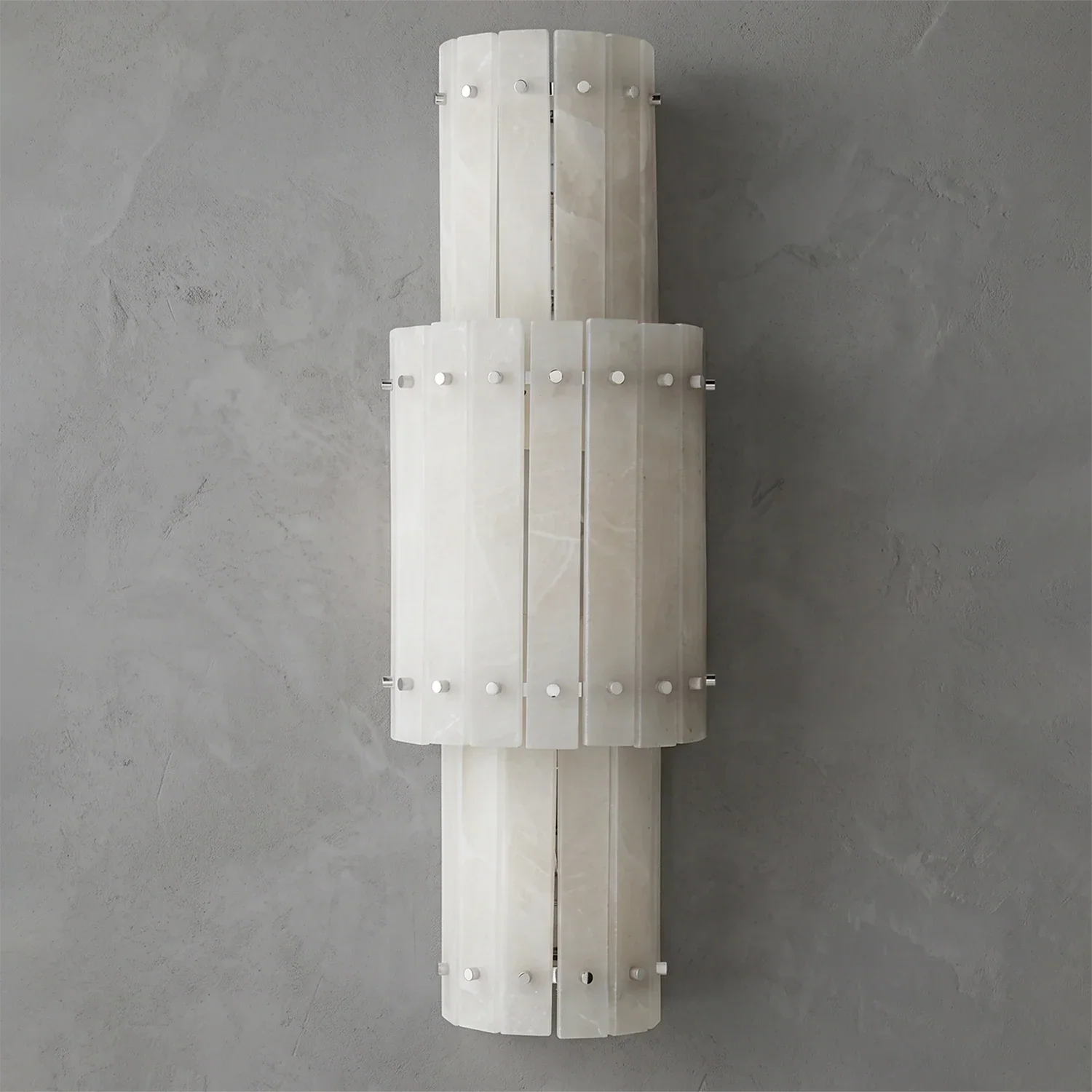 Alaric Alabaster Column Wall Sconce | wildoxy