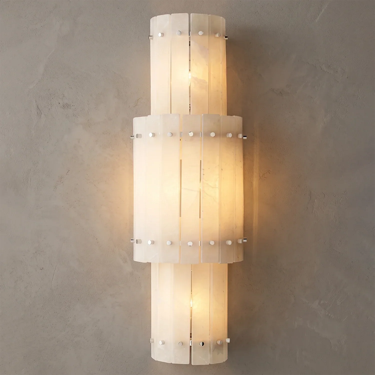 Alaric Alabaster Column Wall Sconce | wildoxy