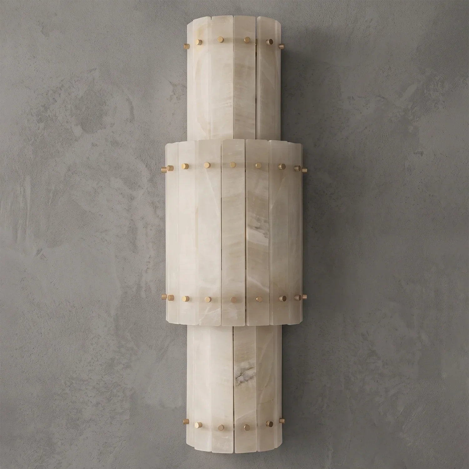 Alaric Alabaster Column Wall Sconce | wildoxy