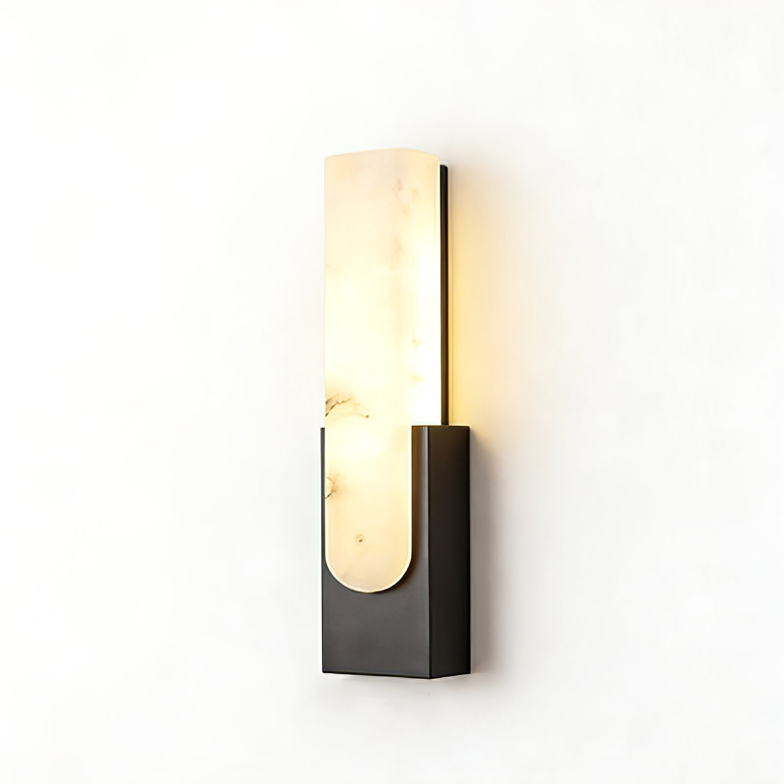 Alberta Brass Marble Wall Light | wildoxy