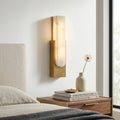Alberta Brass Marble Wall Light | wildoxy