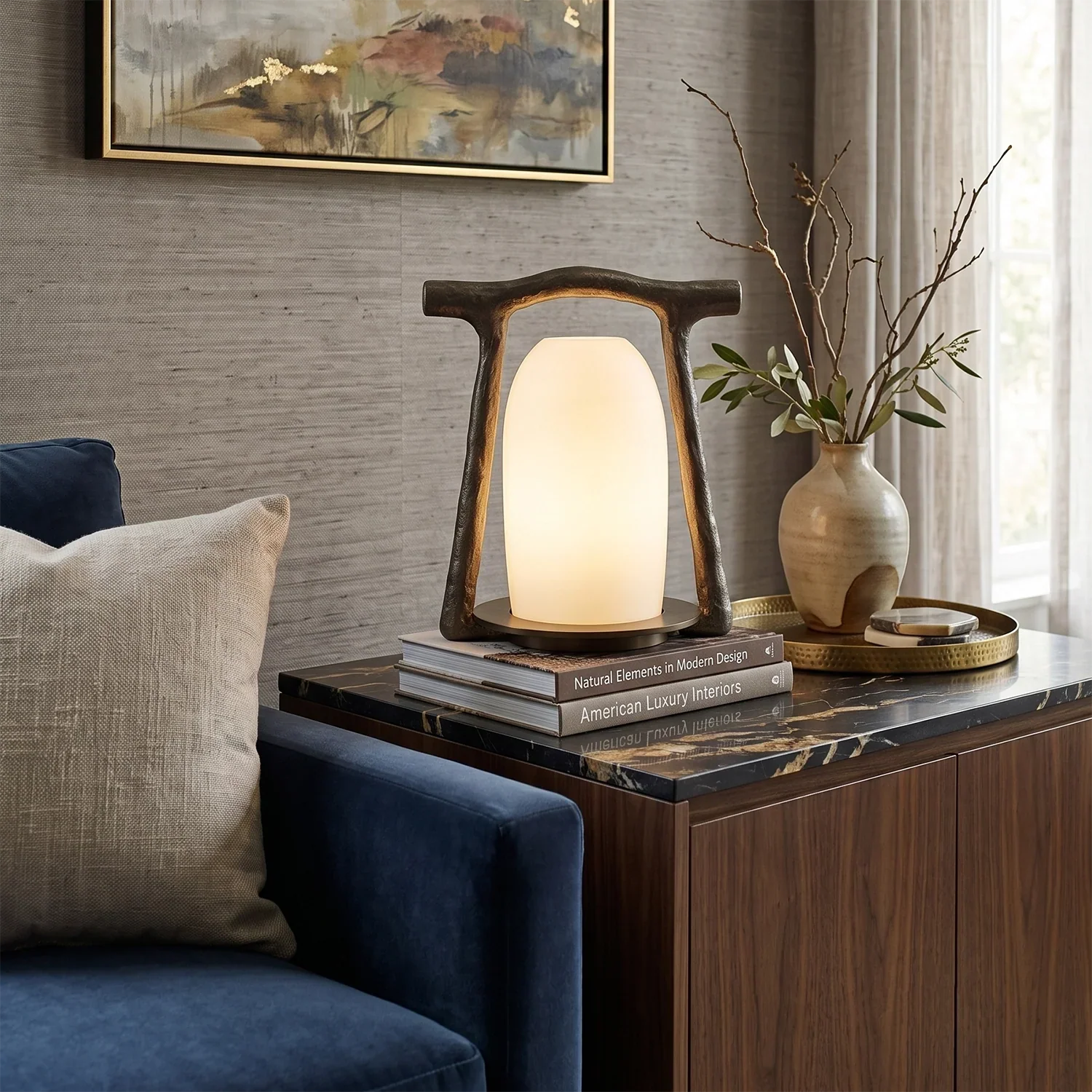 Alden Cast Branch Table Lamp | wildoxy