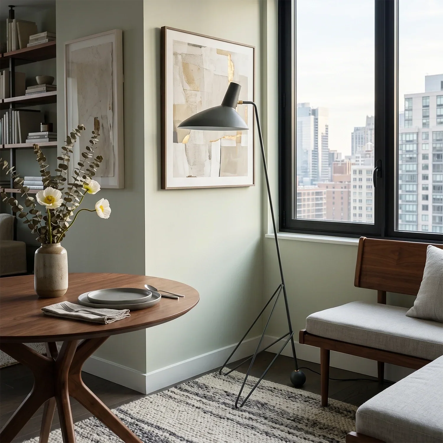 Aldric Mid-Century Tripod Floor Lamp | wildoxy