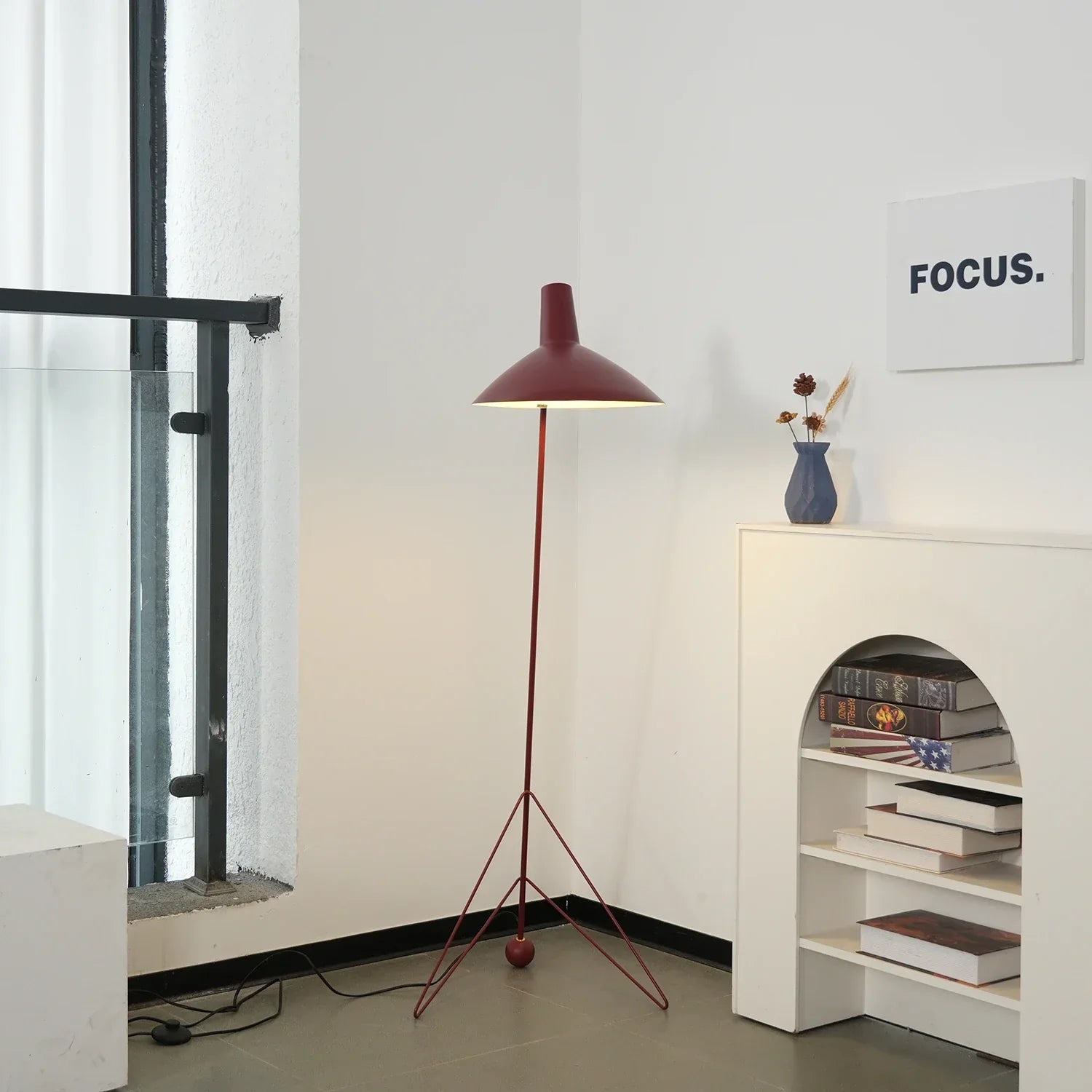 Aldric Mid-Century Tripod Floor Lamp | wildoxy