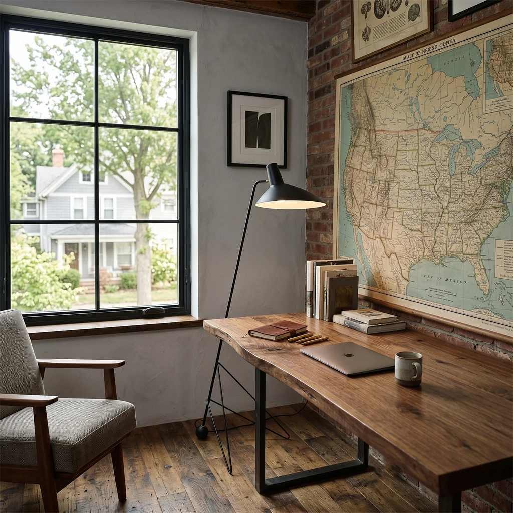 Aldric Mid-Century Tripod Floor Lamp | wildoxy