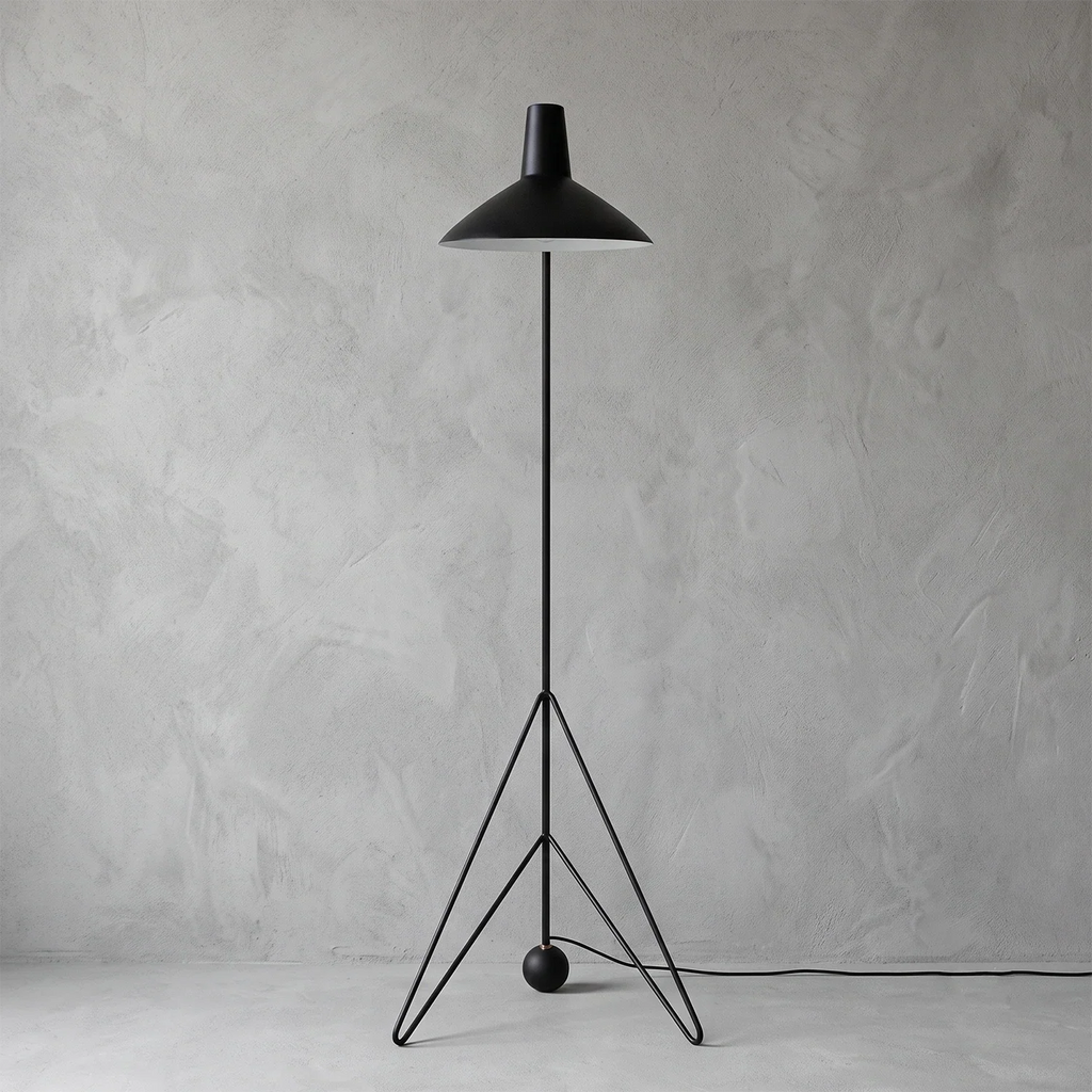 Aldric Mid-Century Tripod Floor Lamp | wildoxy