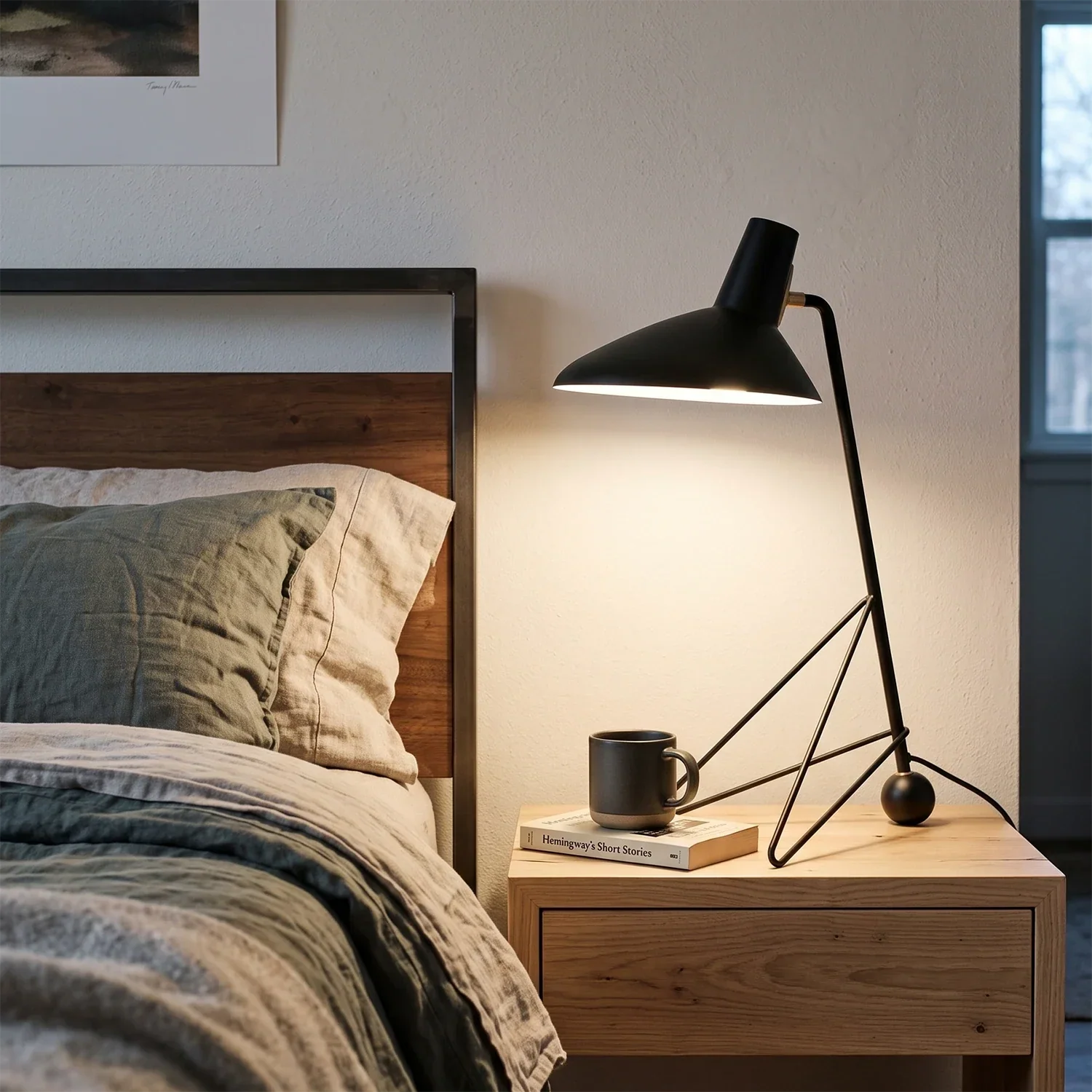 Aldric Mid-Century Tripod Table Lamp | wildoxy
