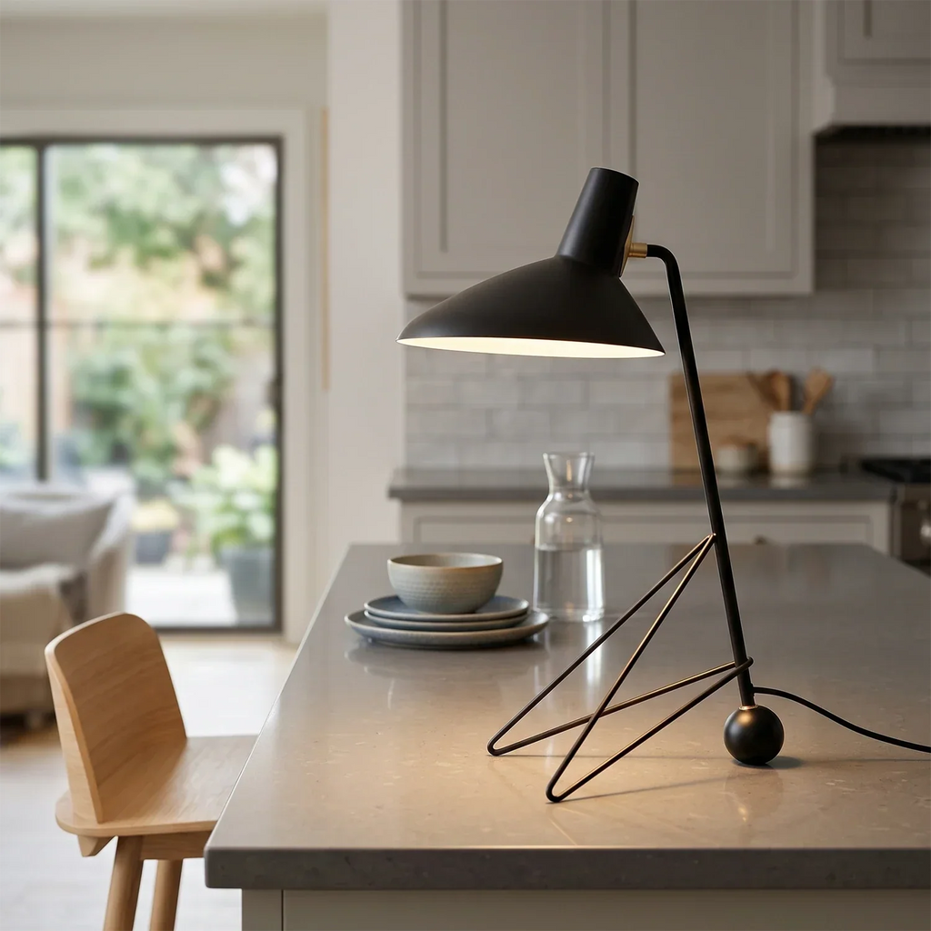 Aldric Mid-Century Tripod Table Lamp | wildoxy