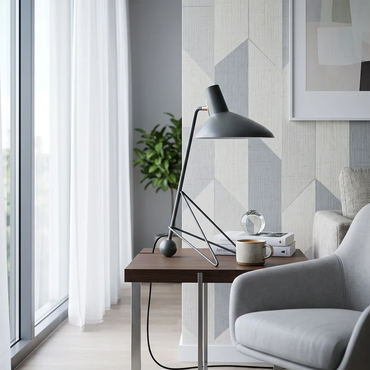 Aldric Mid-Century Tripod Table Lamp | wildoxy