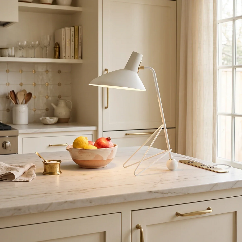 Aldric Mid-Century Tripod Table Lamp | wildoxy
