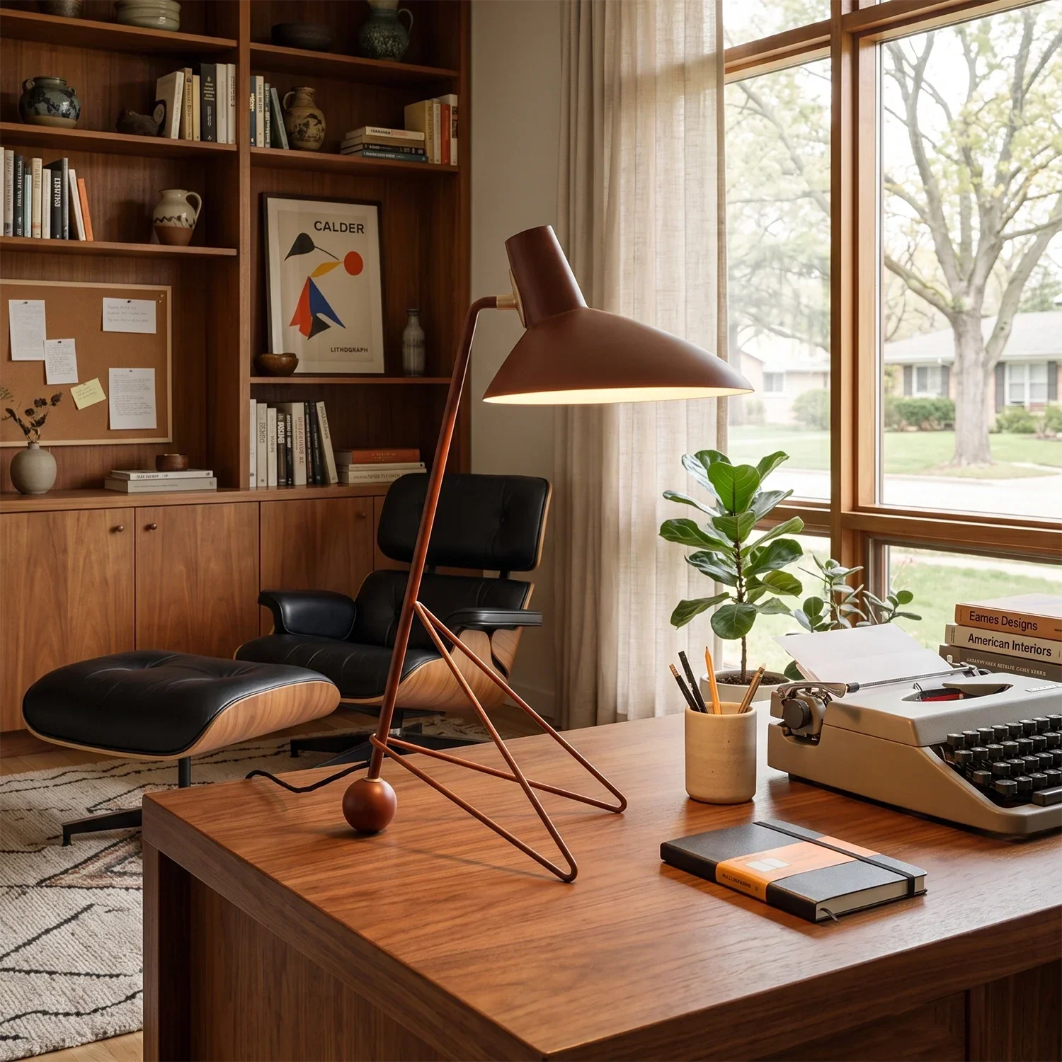 Aldric Mid-Century Tripod Table Lamp | wildoxy